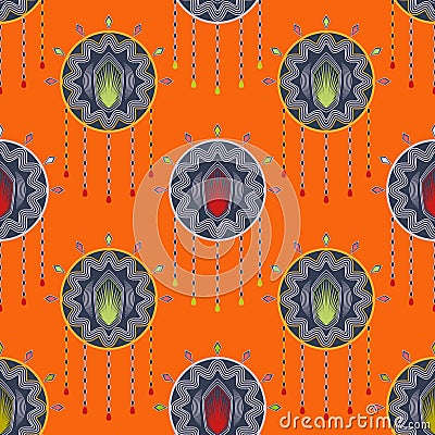 Seamless beautiful antique art deco pattern ornament. Geometric Stock Photo