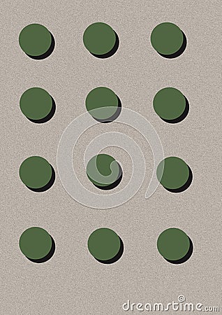 Seamless Big Polka Dot seamless pattern graphic geometric print for background, wallpaper, baby shower, fabric - Vector Illustrati Vector Illustration