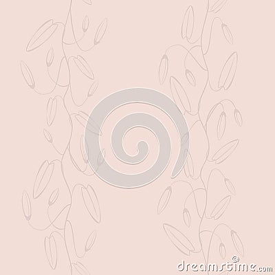 Seamless bindweed pattern on a colored background vector vector Vector Illustration