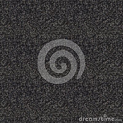 Seamless black carpet rug texture background from above Stock Photo