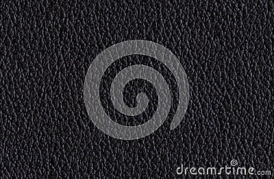 Seamless black leather texture Stock Photo