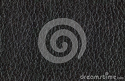 Seamless black leather texture Stock Photo