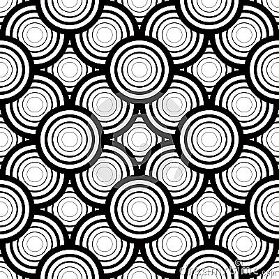 Seamless black and white geometric vector background, simple stripes vector pattern, accurate, editable and useful background for Vector Illustration