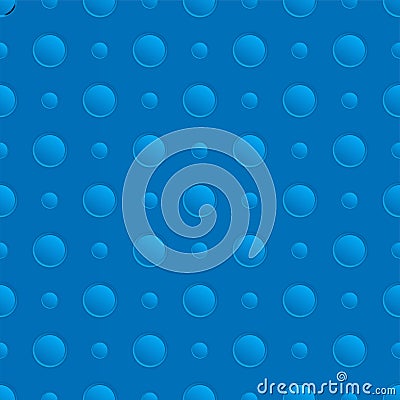 Seamless blue pattern with holes. Vector background illustration Vector Illustration