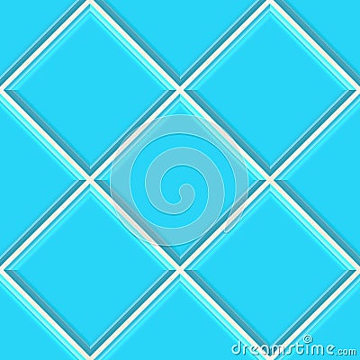 Seamless blue tiles texture background Stock Photo