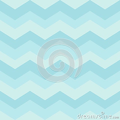 Seamless blue zigzag pattern. Waves background for children`s bedroom, kids nursery, cloth, textile, fabric, wrapping. Vector Illustration