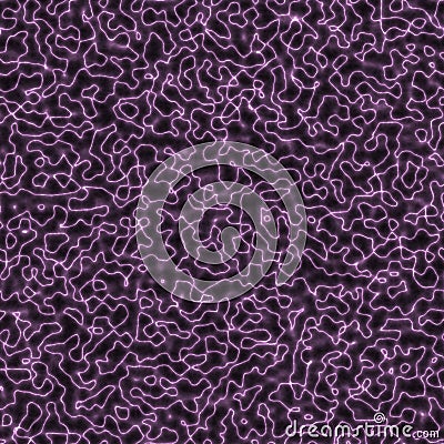 Seamless bright violet - purple - neon electric network pattern Stock Photo