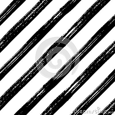 Seamless brush stroke diagonal pattern Vector Illustration