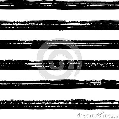 Seamless brush stroke pattern Vector Illustration