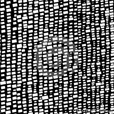Seamless brushpen textile doodle pattern grunge texture Vector Illustration