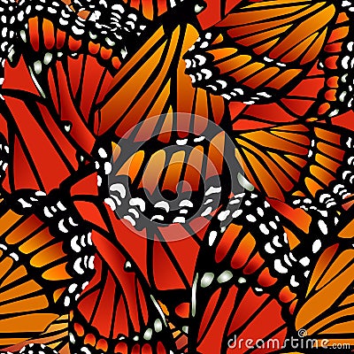 Seamless butterfly pattern Vector Illustration