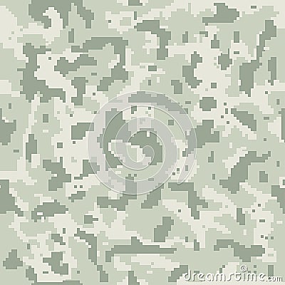 Seamless camouflage pattern. Swamp style Vector Illustration