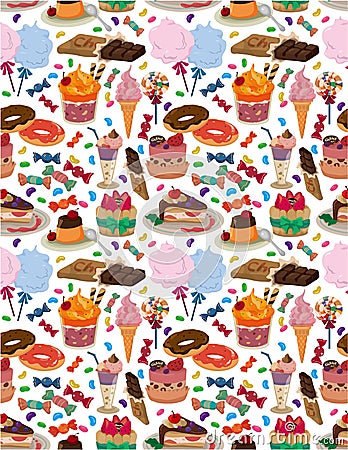 Seamless candy pattern Vector Illustration