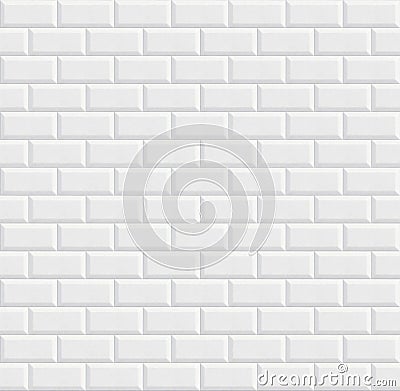 Seamless ceramic tiles, white wall background Stock Photo