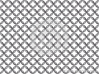 Seamless chain mail ring mesh pattern Stock Photo