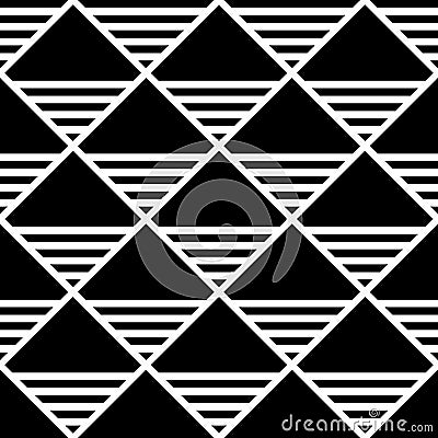 Seamless checked pattern. Vector Illustration
