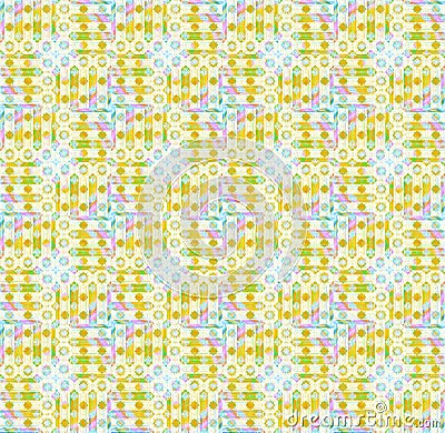 Seamless checked pattern multicolored Stock Photo