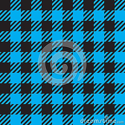 Seamless checkered pattern Vector Illustration