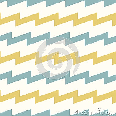 Seamless chevron stripes fabric pattern Vector Illustration