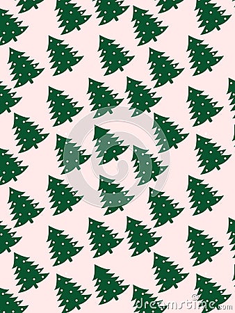 Seamless Christmas pattern Vector Illustration