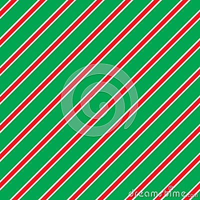 Seamless Christmas Stripe Pattern. Ideal for Christmas gift wrapping paper. Stock Photo