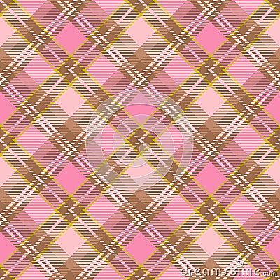 Seamless christmas tartan vector pattern Vector Illustration