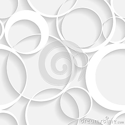 Seamless Circle Pattern Vector Illustration