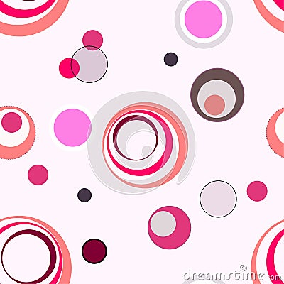 Seamless circles pattern Stock Photo