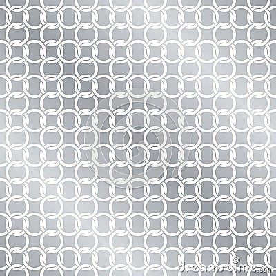 Seamless Circle Chain Interlink Pattern Background Texture Stock Photo
