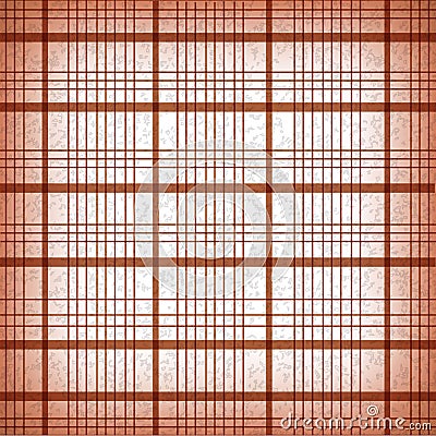 Seamless classic brown plaid vector Vector Illustration