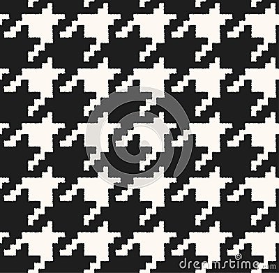 Seamless classic checkered fabric textile pattern Vector Illustration