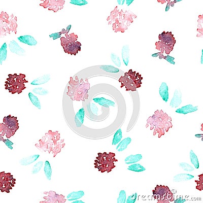 Seamless clover pattern Stock Photo