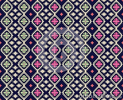 Seamless colorful geometric pattern Stock Photo