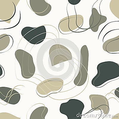 Seamless colorful memphis pattern design vector. Irregular shape design Vector Illustration