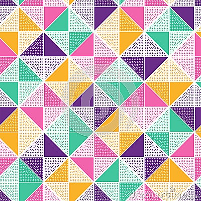 Seamless creative stylish doodle dots playful pattern Vector Illustration