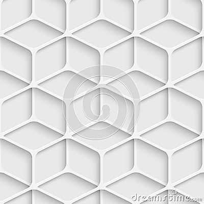 Seamless Cube Pattern Vector Illustration