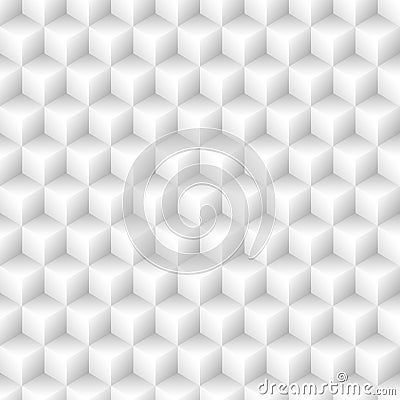 Seamless cubes pattern background Vector Illustration