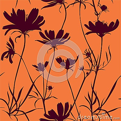 Seamless cutout pattern Vector Illustration