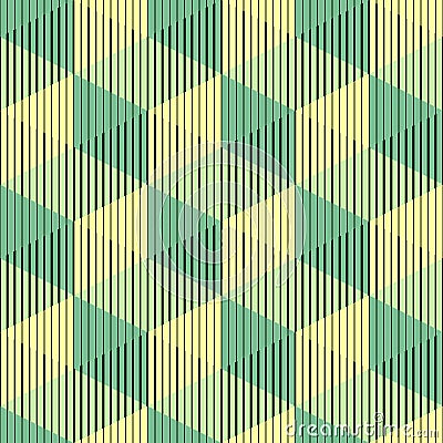 Seamless 3d Cube Pattern. Abstract Minimalistic Background. Vector Regular Geometric Texture Vector Illustration