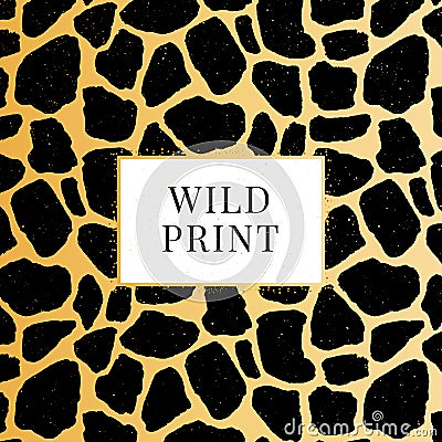 seamless giraffe dalmatian pattern, animal print wild fashion color Vector Illustration