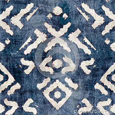 Seamless damask flourish motif Victorian style surface pattern design for print Cartoon Illustration