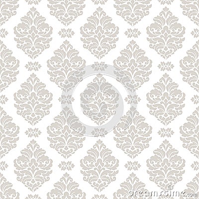 Seamless damask pattern. Vector Illustration