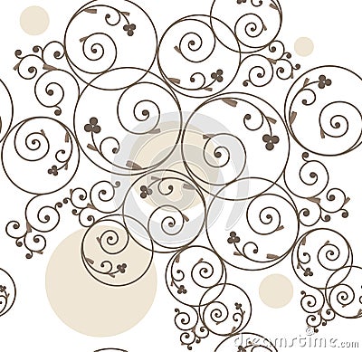 Seamless decorative background Vector Illustration