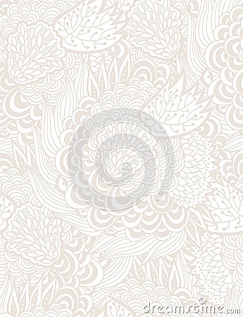 Seamless delicate beige background Vector Illustration