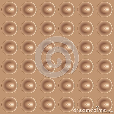 Seamless Design 3D balls color of human skin texture. Stock Photo