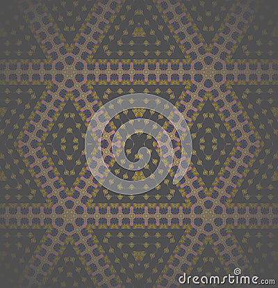 Seamless diamond pattern brown purple Stock Photo