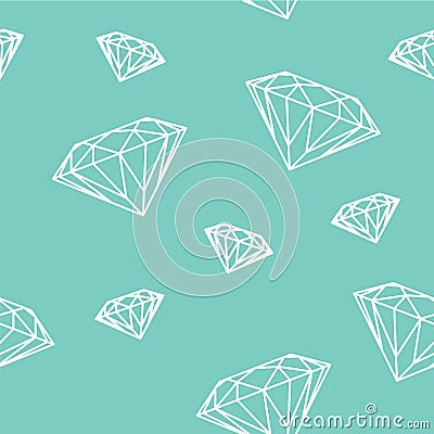 Seamless diamonds patter, vector file Vector Illustration