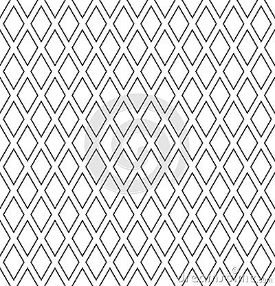 Seamless diamonds pattern. Vector Illustration