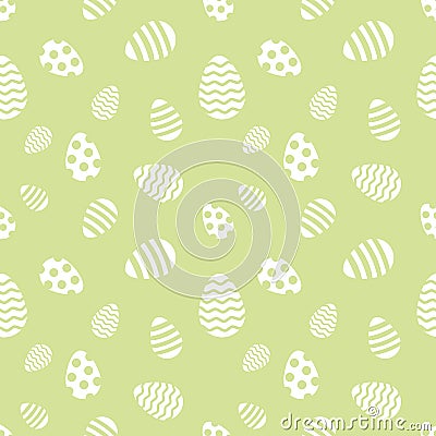 Seamless Easter eggs pattern. Vector Illustration