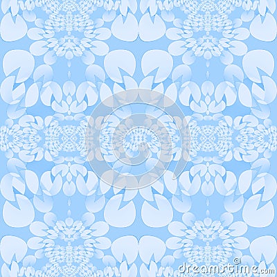 Seamless ellipses ornaments pastel blue Stock Photo